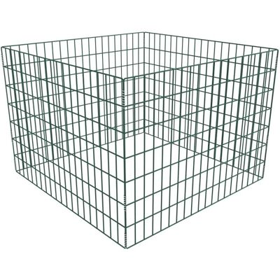 vidaXL Gartenschredder Quadratisches Maschennetz 100x100x70cm - Gartenabfallbehälter vidaXL Gartenschredder Quadratisches Maschennetz 100x100x70cm - Gartenabfallbehälter