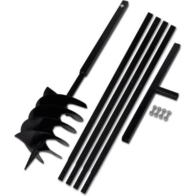 vidaXL Erdbohrer mit Griff 200 mm - Erdbohrer vidaXL Erdbohrer mit Griff 200 mm - Erdbohrer