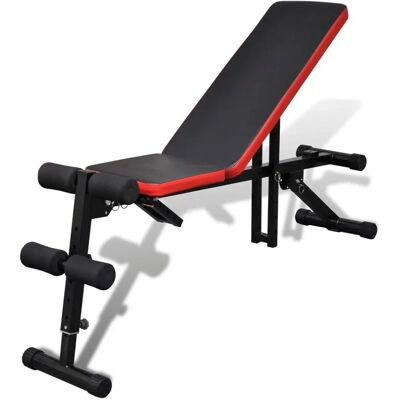vidaXL Banco de abdominales ajustável multi-posições - Banco de abdominais vidaXL Banco de abdominales ajustável multi-posições - Banco de abdominais
