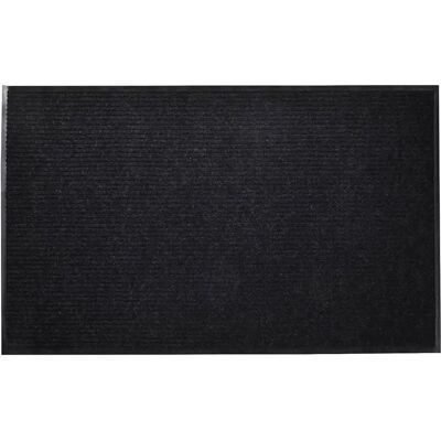 vidaXL 90x120cm Schwarze PVC Türmatte - Rutschfest, Flexibel, für Zuhause & Büro vidaXL 90x120cm Schwarze PVC Türmatte - Rutschfest, Flexibel, für Zuhause & Büro