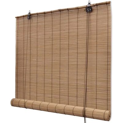vidaXL Tende a Rullo in Bambù Marrone 120x160cm - Tende vidaXL Tende a Rullo in Bambù Marrone 120x160cm - Tende