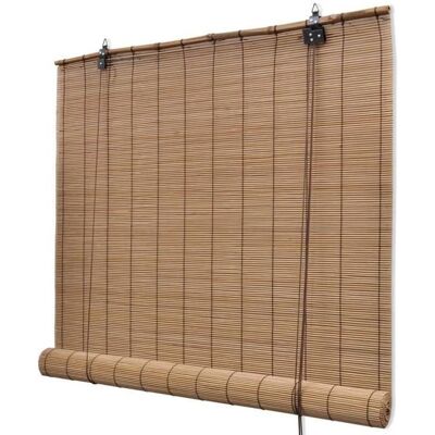vidaXL Bambusové Rolety 120x220cm - Soukromí Ovládání Světla vidaXL Bambusové Rolety 120x220cm - Soukromí Ovládání Světla