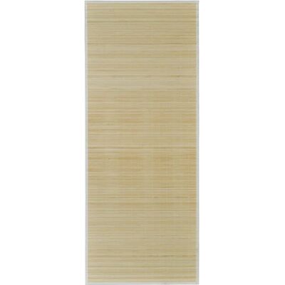 vidaXL Bamboe Vloerkleed 80x300cm - Milieuvriendelijk Antislip Vloermat vidaXL Bamboe Vloerkleed 80x300cm - Milieuvriendelijk Antislip Vloermat