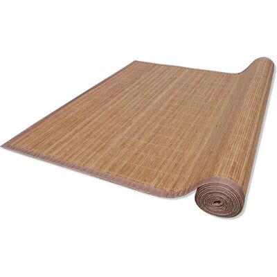 vidaXL Bambus braun rechteckiger Teppich 80x300 cm vidaXL Bambus braun rechteckiger Teppich 80x300 cm