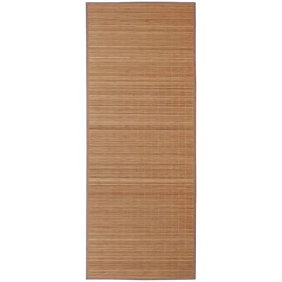 vidaXL Teppich Bambus Braun Rechteckig 120x180 cm - Teppich vidaXL Teppich Bambus Braun Rechteckig 120x180 cm - Teppich