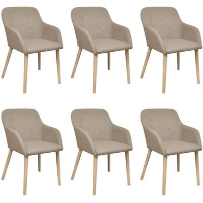 VidaXL 270571 Beigefarbene Esszimmerstühle - Ergonomisch & Stabil VidaXL 270571 Beigefarbene Esszimmerstühle - Ergonomisch & Stabil