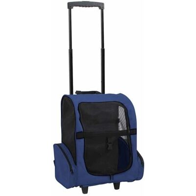 vidaXL Faltbarer Mehrzweck-Trolley Blau - Haustiertransport vidaXL Faltbarer Mehrzweck-Trolley Blau - Haustiertransport