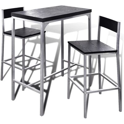 vidaXL Keuken / Eetkamer Meubelset - Zwart vidaXL Keuken / Eetkamer Meubelset - Zwart