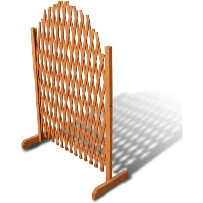 vidaXL Massivholz Trennwand - Erweiterbarer Gartenzaun 180x100cm vidaXL Massivholz Trennwand - Erweiterbarer Gartenzaun 180x100cm