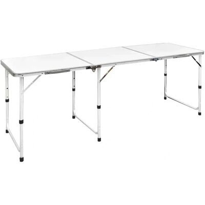 vidaXL Stół Campingowy 180x60 cm biały vidaXL Stół Campingowy 180x60 cm biały