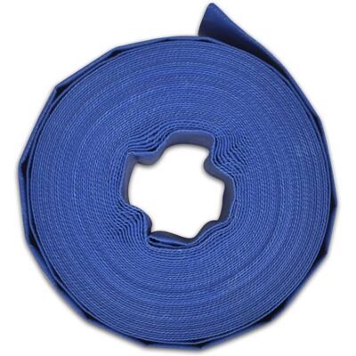 vidaXL 25m Flachschlauch mit 2" PVC Wasserleitung vidaXL 25m Flachschlauch mit 2" PVC Wasserleitung