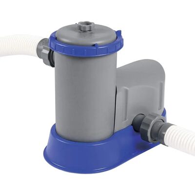 Pompe de Filtre Piscine Bestway Modèle 58389 - Gris, 5678 L/h - Publicité Pompe de Filtre Piscine Bestway Modèle 58389 - Gris, 5678 L/h - Publicité