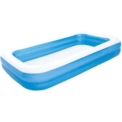 Piscine Gonflable Bestway - 305x183x46 cm - Bleu et Blanc - Publicité Piscine Gonflable Bestway - 305x183x46 cm - Bleu et Blanc - Publicité