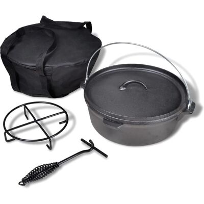 vidaXL Dutch oven 5,6 l mit Zubehör - Dutch Oven vidaXL Dutch oven 5,6 l mit Zubehör - Dutch Oven