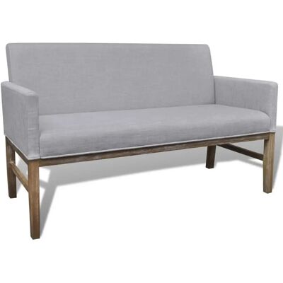 Canapé VidaXL 241663 Gris - Design Élégant - Canapé - Publicité Canapé VidaXL 241663 Gris - Design Élégant - Canapé - Publicité
