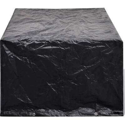 vidaXL Tuinmeubelhoes in polyethyleen met 8 oogjes 180x140cm - Beschermt rotan meubels vidaXL Tuinmeubelhoes in polyethyleen met 8 oogjes 180x140cm - Beschermt rotan meubels