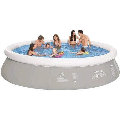Jilong 450x122cm Graue Aufblasbare Pool - Schwimmbecken Jilong 450x122cm Graue Aufblasbare Pool - Schwimmbecken