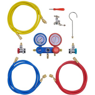 vidaXL 2-vejs Manifold Målesæt - Aircondition Inspektionsværktøj vidaXL 2-vejs Manifold Målesæt - Aircondition Inspektionsværktøj