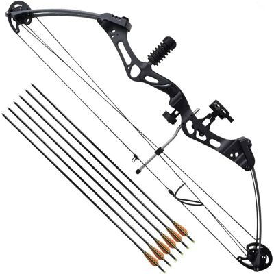 Vida XL Volwassen compoundboog - Verstelbare 35 inch Fiberglass pijlen Vida XL Volwassen compoundboog - Verstelbare 35 inch Fiberglass pijlen