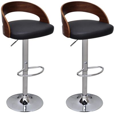 VidaXL Modello 241689 Sgabello da Bar - Girevole, Regolabile in Altezza, Set di 2 VidaXL Modello 241689 Sgabello da Bar - Girevole, Regolabile in Altezza, Set di 2