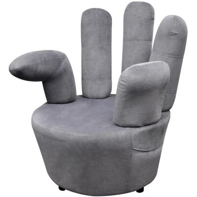 vidaXL Handförmiger Samt-Akzentstuhl - Sessel vidaXL Handförmiger Samt-Akzentstuhl - Sessel