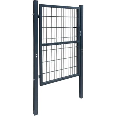 vidaXL Zauntor - Moderner Stahlzaun 106x170cm - Zauntor vidaXL Zauntor - Moderner Stahlzaun 106x170cm - Zauntor