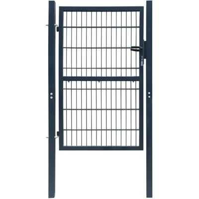 vidaXL 2D Metaal Tuinhek Poort Gaashek - Tuinhek poort vidaXL 2D Metaal Tuinhek Poort Gaashek - Tuinhek poort