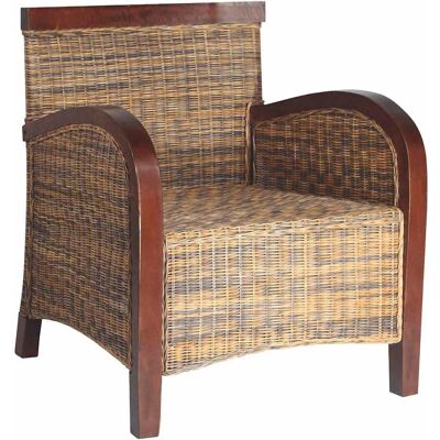 Poltrona in rattan intrecciato a mano - Maisonchic - Decorazione interna Poltrona in rattan intrecciato a mano - Maisonchic - Decorazione interna