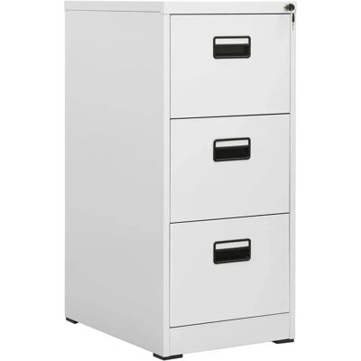 vidaXL Lysegråt stålarkivskab - 46x62x102.5 cm - Kontoropbevaringsmøbel vidaXL Lysegråt stålarkivskab - 46x62x102.5 cm - Kontoropbevaringsmøbel