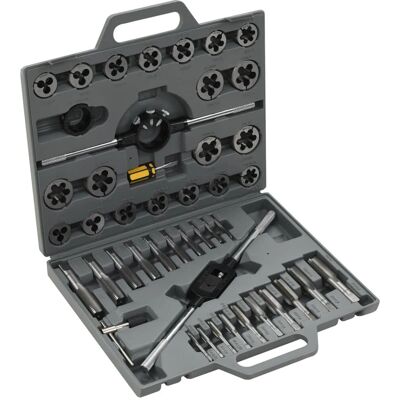 vidaXL 45-tlg. Gewindeschneid- und Reibensatz - Werkzeuge für Mechanik vidaXL 45-tlg. Gewindeschneid- und Reibensatz - Werkzeuge für Mechanik