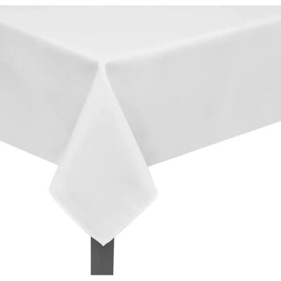 vidaXL 5x weiße Tischdecken 100x100cm - Tischläufer & Schutz vidaXL 5x weiße Tischdecken 100x100cm - Tischläufer & Schutz