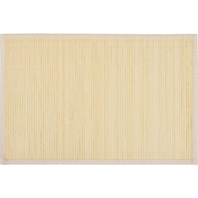 vidaXL Bamboe Placematenset - 30x45cm Natuurlijk Beige vidaXL Bamboe Placematenset - 30x45cm Natuurlijk Beige