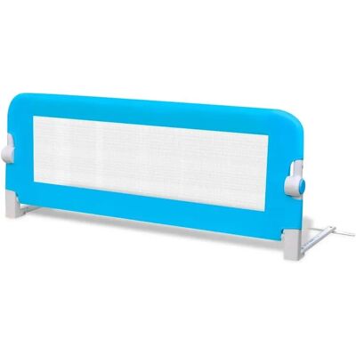 vidaXL Kleinkind-Sicherheitsbettseite 102x42cm Blau - Kinderschutzgitter vidaXL Kleinkind-Sicherheitsbettseite 102x42cm Blau - Kinderschutzgitter