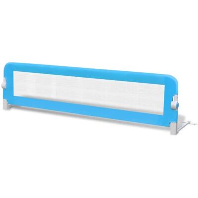 vidaXL Sikkerhedsbarrier til børneseng 150x42cm Blå vidaXL Sikkerhedsbarrier til børneseng 150x42cm Blå