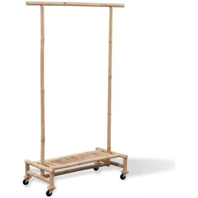 VidaXL Bambus Tøjstativ 100 x 40 x 150 cm - Tøjstativ VidaXL Bambus Tøjstativ 100 x 40 x 150 cm - Tøjstativ