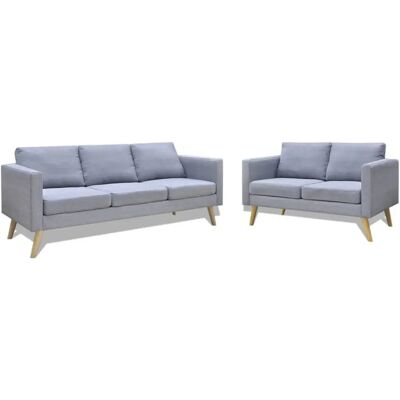 VidaXL 272193 Canapé 3 places gris VidaXL 272193 Canapé 3 places gris