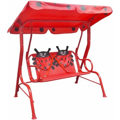 vidaXL Kinder Schommelstoel Rood Tuin Buiten Kinder Hangstoel vidaXL Kinder Schommelstoel Rood Tuin Buiten Kinder Hangstoel