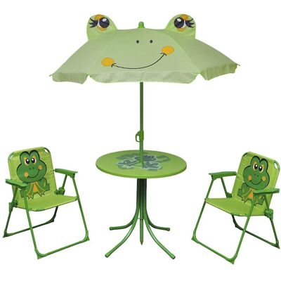 Ensemble de Mobilier de Jardin pour Enfants VidaXL - Vert - Publicité Ensemble de Mobilier de Jardin pour Enfants VidaXL - Vert - Publicité
