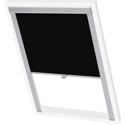 vidaXL Blackout Rollos für Dachfenster Schwarz C04 - Rollos vidaXL Blackout Rollos für Dachfenster Schwarz C04 - Rollos