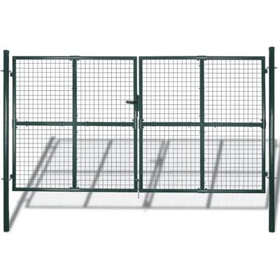 vidaXL Dubbele Deur Omheining Poort Tuin Gaas vidaXL Dubbele Deur Omheining Poort Tuin Gaas