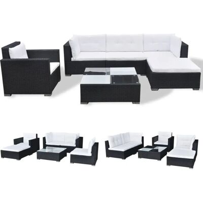 VidaXL Gartenmöbelset - Modell 414309 - Wetterfestes PE Rattan VidaXL Gartenmöbelset - Modell 414309 - Wetterfestes PE Rattan