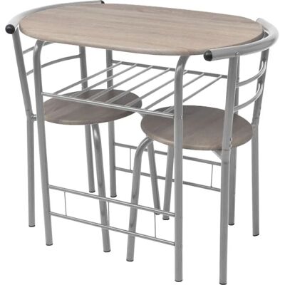 vidaXL Küchenmöbel-Set - Modern MDF Frühstücksbar-Set vidaXL Küchenmöbel-Set - Modern MDF Frühstücksbar-Set