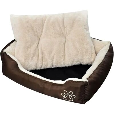 vidaXL Hundeseng Brun og Beige XXL - Hundeseng vidaXL Hundeseng Brun og Beige XXL - Hundeseng
