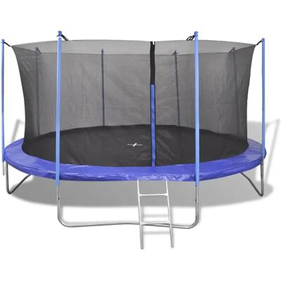 VidaXL 142095 Recreational Backyard Round Spring-Free Trampoline - Outdoor VidaXL 142095 Recreational Backyard Round Spring-Free Trampoline - Outdoor