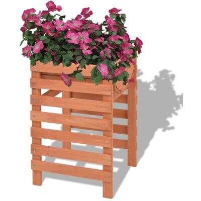 vidaXL Tuinplantbak Beige 38x36x60 cm - Plantbak vidaXL Tuinplantbak Beige 38x36x60 cm - Plantbak