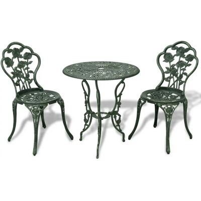 vidaXL Bistro Set Groen vidaXL Bistro Set Groen