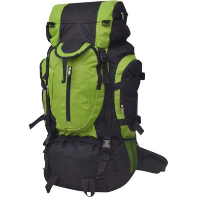 vidaXL Wanderrucksack XXL 75L SCHWARZ/GRÜN vidaXL Wanderrucksack XXL 75L SCHWARZ/GRÜN
