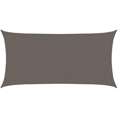 vidaXL Sunshade Sail HDPE Rectangular 2x4m Anthracite Garden Awning Canopy vidaXL Sunshade Sail HDPE Rectangular 2x4m Anthracite Garden Awning Canopy