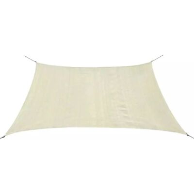 vidaXL Sunshade Sail HDPE Square 3.6x3.6m Cream - Sunshade Sail vidaXL Sunshade Sail HDPE Square 3.6x3.6m Cream - Sunshade Sail