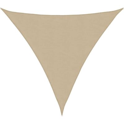 vidaXL Sonnensegel Oxford Stoff Dreieckig 5x5x5 m Beige Garten Terrasse Markise vidaXL Sonnensegel Oxford Stoff Dreieckig 5x5x5 m Beige Garten Terrasse Markise
